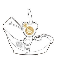Illustration: ROCK your BABY with an infant car seat