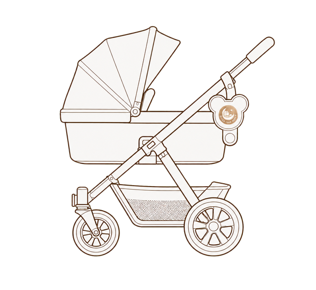 Piktogramm: ROCK your BABY an einem Kinderwagen