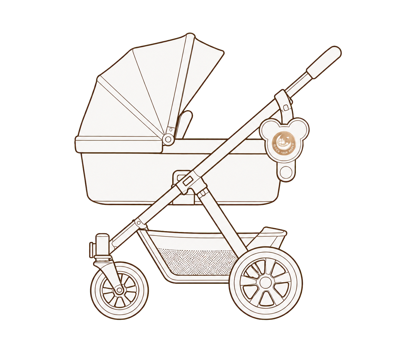 Illustration: ROCK your BABY with a pushchair