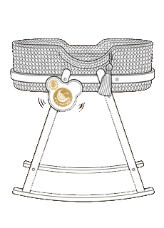Illustration: ROCK your BABY with a rocking cradle